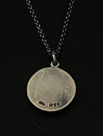 memento mori shield pendant