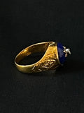 lapis and diamond star ring