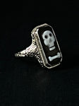 memento mori bone ring