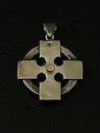 memento mori maltese cross pendant