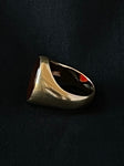 large carnelian signet ring