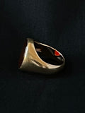 large carnelian signet ring