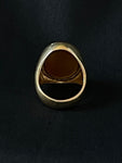 carnelian intaglio ring