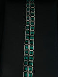 paste emerald long emerald cut collar