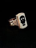 memento mori trefoil ring