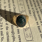 bloodstone scarab ring