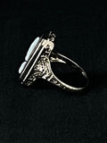 memento mori bone ring