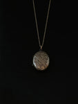 rose gold engraved locket