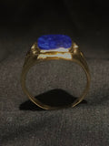 lapis signet ring