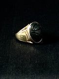 bloodstone scarab ring