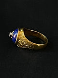 lapis and diamond star ring