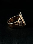 memento mori trefoil ring