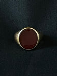 large carnelian signet ring