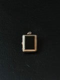 gold onyx warrior intaglio pendant