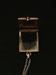 memento mori rectangle pendant