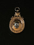 memento mori framed pendant