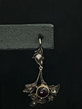 gold and silver diamond garnet drops