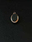 rose gold onyx warrior cameo pendant