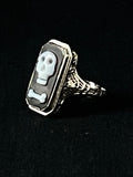 memento mori bone ring