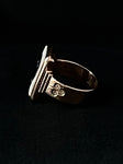 memento mori trefoil ring