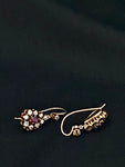 gold ruby diamond pear drops