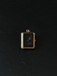 gold onyx warrior intaglio pendant