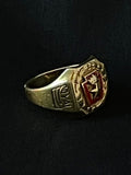 crown & star signet ring