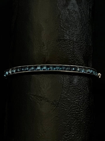 paste sapphire bangle