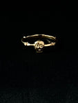 memento mori skull and bones ring