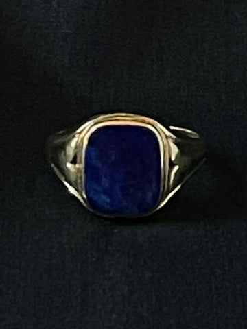 lapis signet ring