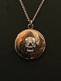 memento mori monogram locket