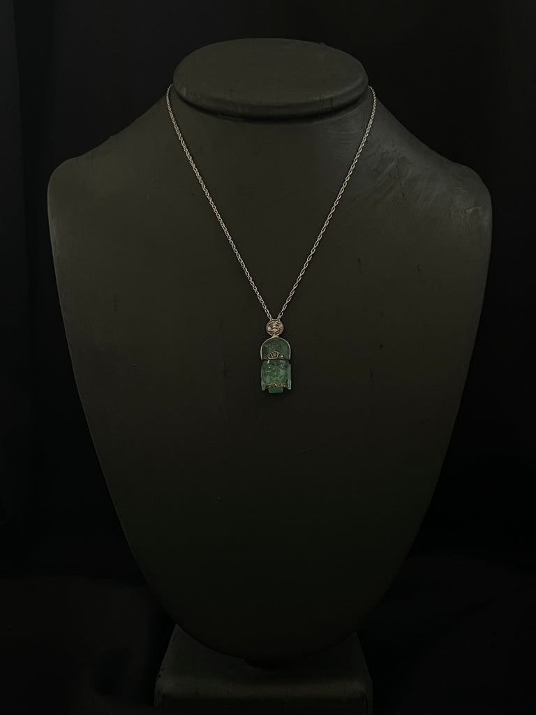 Amazon.com: Pendant Feng Shui Thai Emerald Buddha Best Amulet for Good  Fortune and Success : Home & Kitchen