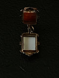 memento mori carnelian and agate locket