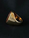 carnelian intaglio ring