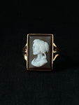 memento mori skeleton cameo