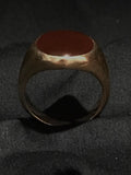 large carnelian signet ring