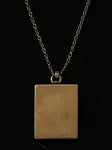 memento mori rectangle pendant