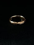 memento mori gold skeleton band