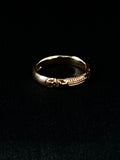 memento mori gold skeleton band