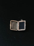 gold onyx warrior intaglio pendant