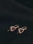 gold ruby diamond pear drops