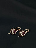 gold ruby diamond pear drops