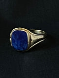 lapis signet ring