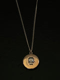 memento mori monogram locket